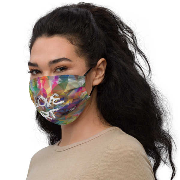 I Love Art - Premium Face Mask 3
