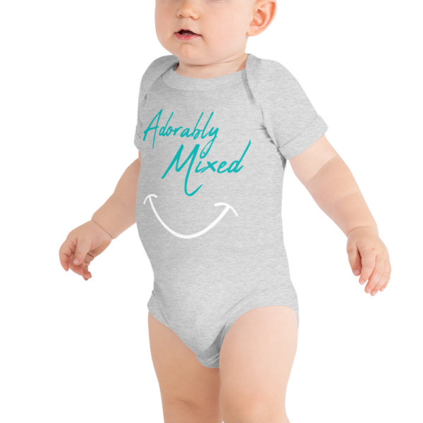 Adorably Mixed - Baby Short Sleeve Onsie 2