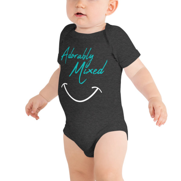 Adorably Mixed - Baby Short Sleeve Onsie 1