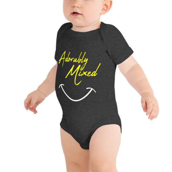 Adorably mixed - Baby Short Sleeve Onsie 2