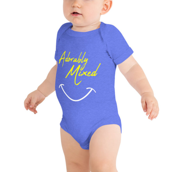 Adorably mixed - Baby Short Sleeve Onsie 1