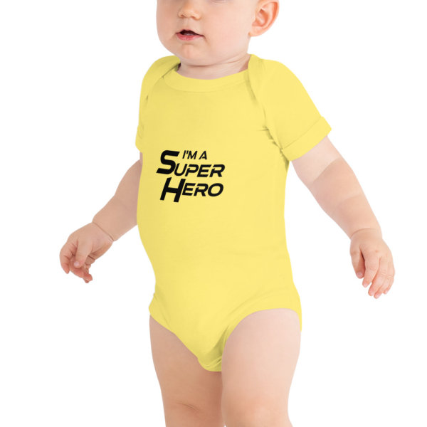 I'm a Superhero - Baby Short Sleeve Onsie 3