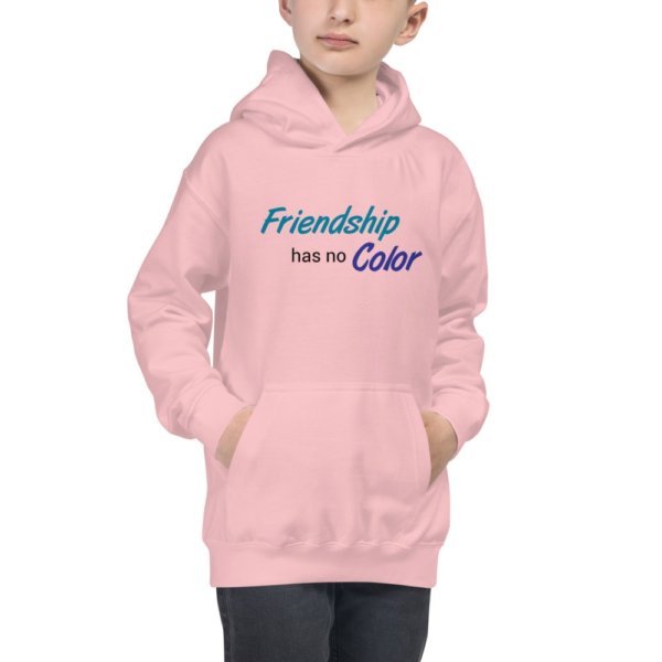 Friendship - Youth Hoodie Pink 4