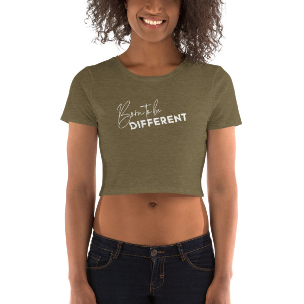 Born To Be Different - Women Crop Tee 2