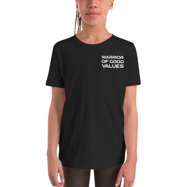 Warrior of Good Values - Youth Short Sleeve T-Shirt 5