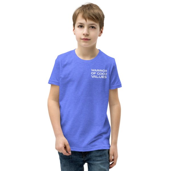 Warrior of Good Values - Youth Short Sleeve T-Shirt 26