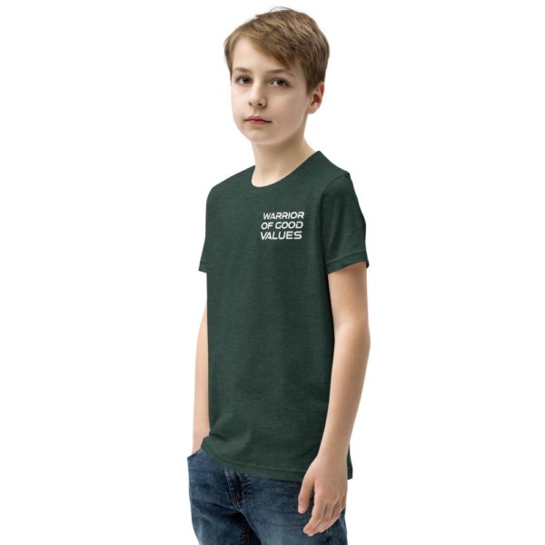 Warrior of Good Values - Youth Short Sleeve T-Shirt 23