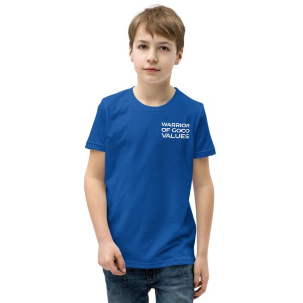 Warrior of Good Values - Youth Short Sleeve T-Shirt 16