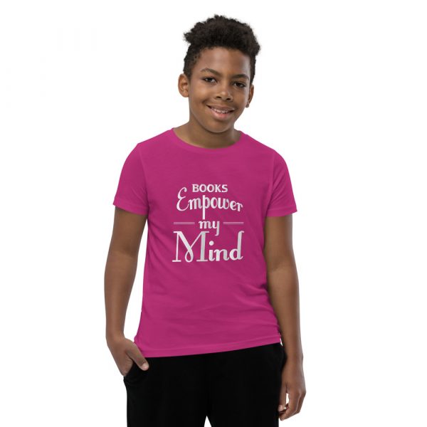 Books Empower My Mind - Youth Short Sleeve T-Shirt 11