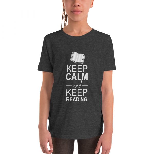 Keep Calm And Keep Reading - Youth Short Sleeve T-Shirt 7