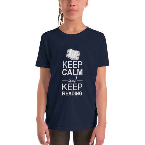 Keep Calm And Keep Reading - Youth Short Sleeve T-Shirt 1