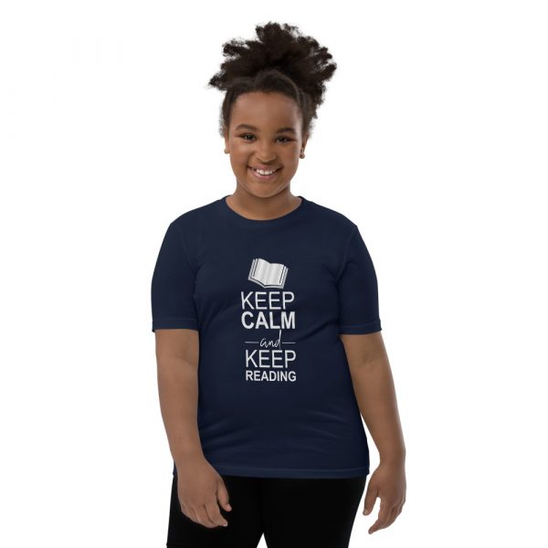 Keep Calm And Keep Reading - Youth Short Sleeve T-Shirt 5