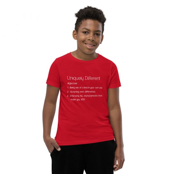 Uniquely Different Definition - Youth Short Sleeve T-Shirt 7