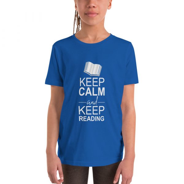 Keep Calm And Keep Reading - Youth Short Sleeve T-Shirt 8